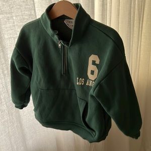 Zara kids green sweatshirt size 2-3 years